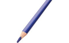 Kleurpotloden | de Rolf groep | driekantig donkerblauw, 12 stuks