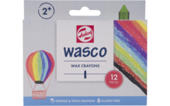Waskrijt Wasco assorti, 12 stuks