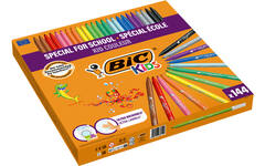 Viltstiften BIC kid couleur assorti, class pack 114 + 30 gratis