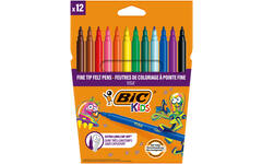 Viltstiften BIC Kids Visa assorti, 12 stuks
