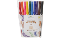 Viltstiften | de Rolf groep | basic 2 mm assorti, 10 stuks