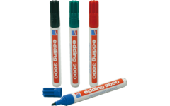 Permanent marker edding 3000 1,5-3 mm rood