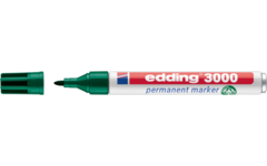 Permanent marker edding 3000 1,5-3 mm groen