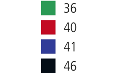 Overheadschrijver STABILO uitwisbaar ass. 4 stuks