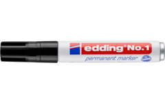 Permanent marker edding No.1 zwart