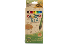 Kleurpotloden Carioca EcoFamily Tita assorti, 12 stuks
