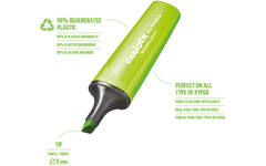 Markeerstift Carioca EcoFamily Memolight assorti, 4 stuks