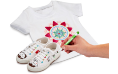 Textielstiften Carioca assorti, 12 stuks