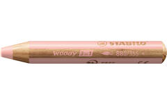 Waskrijt aquarel STABILO Woody 3-in-1 assorti classpack, 76 stuks incl. slijpers
