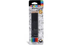 Tekenpotloden Carioca black, 5 stuks