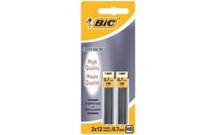 Vulpotlood stiften BIC 0,7mm HB, 24 stuks