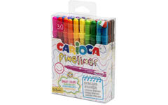 Fineliners Carioca assorti 0,5 punt, 30 stuks