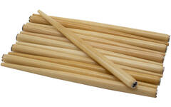 Kroontjespenhouder hout, 12 stuks