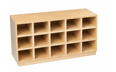 Potloodvakkenkast hout 60 x 19 x 31 cm