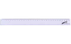 Liniaal plastic 30 cm, 20 stuks