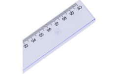 Liniaal plastic 30 cm, 20 stuks