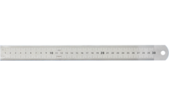 Liniaal roestvrijstaal, 30 cm