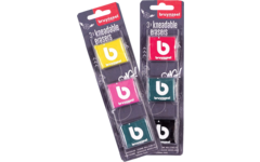 Kneedgum Bruynzeel assorti, 3 stuks