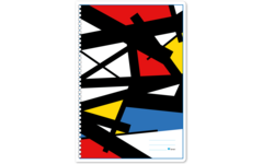 Plakboek  blanco, mondriaan, 22 × 32 cm