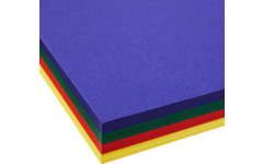 Tekenpapier A4, 4 kleuren 240 vel, 120 grs.