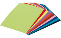 Tekenpapier dixtint 24,5 x 33,5 cm 10 kleuren 200 vel, 120 grs.