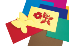Tekenpapier dixtint 24,5 x 33,5 cm 10 kleuren 200 vel, 120 grs.