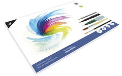 Aquarelpapier 24 x 32 cm roomwit 300 gram, 16 vel