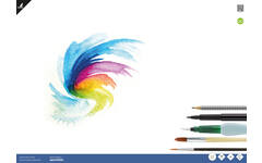 Aquarelpapier A2 roomwit 300 gram, 12 vel