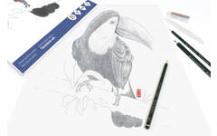 Tekenblok A4 wit 200 gram, 20 vel
