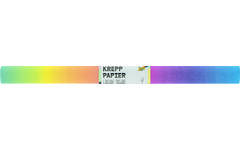 Crêpepapier regenboogkleuren 50 x 250 cm (10 stuks)