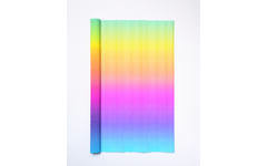 Crêpepapier regenboogkleuren 50 x 250 cm (10 stuks)