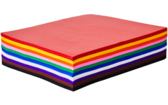 Zijdevloei 16 x 16 cm 12 kleuren, 1000 vel