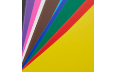Sitspapier 25 x 17 cm 100 vel 10 kleuren ass., 80 grs.