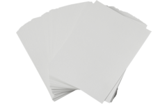 Prikkarton 12 x 16 cm 100 vel wit 250 grs.