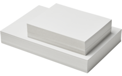 Prikkarton 12 x 16 cm 100 vel wit 250 grs.