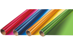Cellofaan 70 cm x 2 meter assorti, 4 stuks