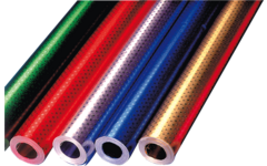 Alu folie sterretjes zilver, 50 cm x 10 meter