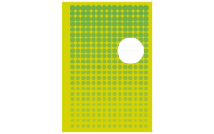 Plakboek blanco, dots, 22 x 32 cm