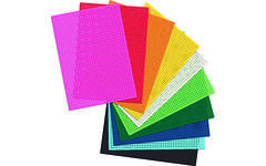 Borduurkarton 17,5 x 24,5 cm 10 kleuren, 40 vel