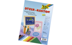 Borduurkarton 17,5 x 24,5 cm 10 kleuren, 40 vel