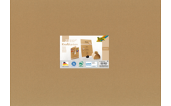 Kraft papier 50 x 70 cm 25 vel naturel, 230 grs.