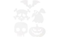 Halloween figuren 25  x 17 cm, 16 stuks