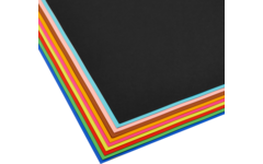 Handarbeidkarton 50 x 70 cm 100 vel 10 kleuren, 140 grs.