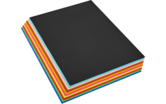 Handarbeidkarton 50 x 70 cm 100 vel 10 kleuren, 140 grs.