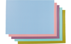 Streepjeskarton 50 x 70 cm 10 vel ass. 300 grs.
