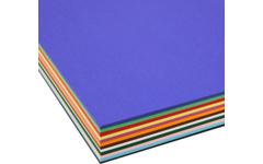 Tekenpapier A3, assorti in 12 kleuren 240 vel, 120 grs.