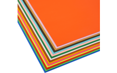 Dun Engels karton 50 x 70 cm 90 vel, 15 kleuren ass. 140 grs.