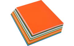 Dun Engels karton 50 x 70 cm 90 vel, 15 kleuren ass. 140 grs.