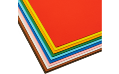 Engels karton 50 x 70 cm 100 vel 10 kleuren ass. 220 grs.