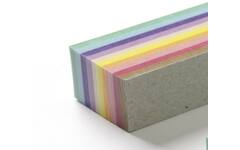 Vlechtstroken 50 x 2 cm assorti pastel 200 stroken